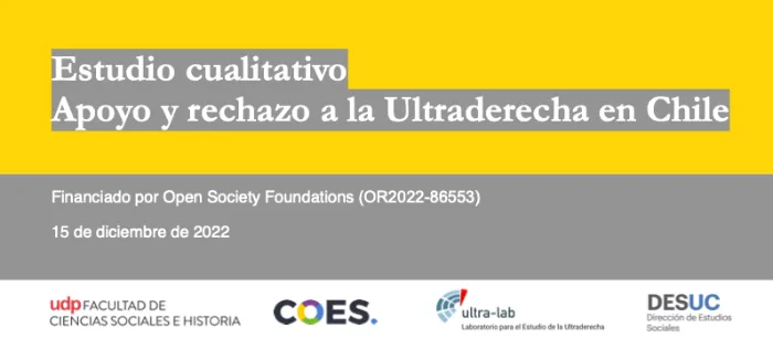 Estudio sobre apoyo y rechazo a la ultraderecha en Chile